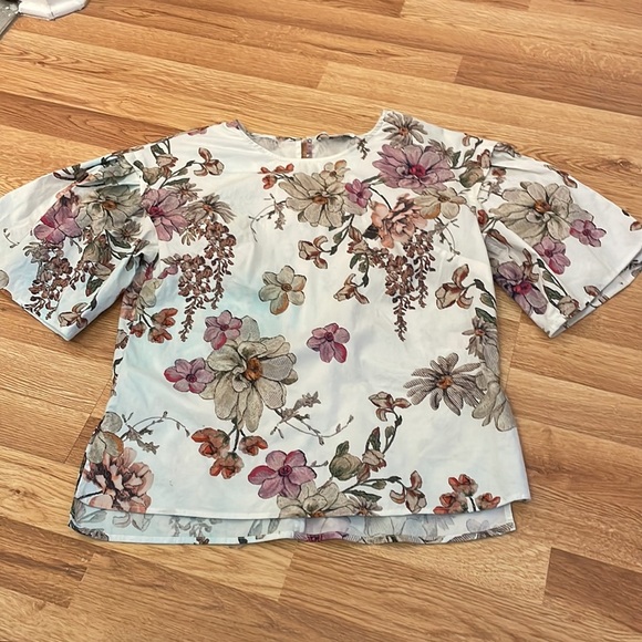 Adam Lippes Collective Floral Top Size 0 - Picture 3 of 7
